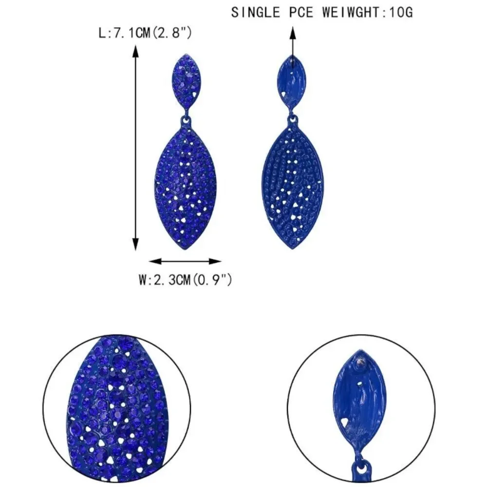 BijouStudios Earrings blue tone
